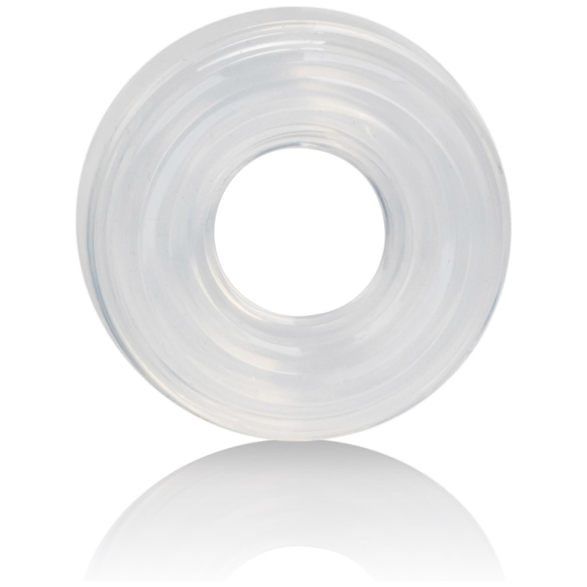 Premium Silicone Ring Medium fra California Exotic Novelties – blød strækbar silikonering