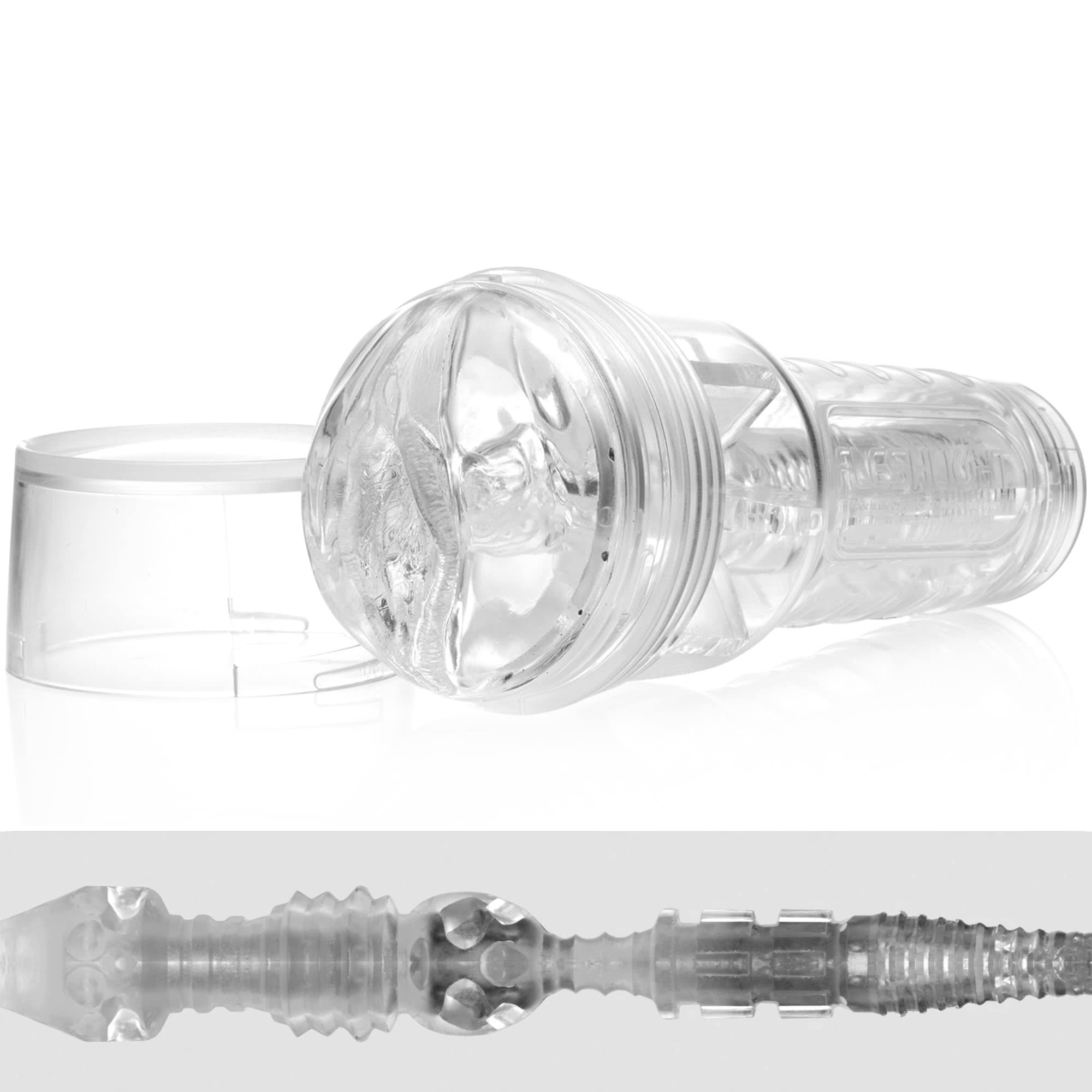 Fleshlight Ice Lady Crystal masturbator med gennemsigtig sleeve