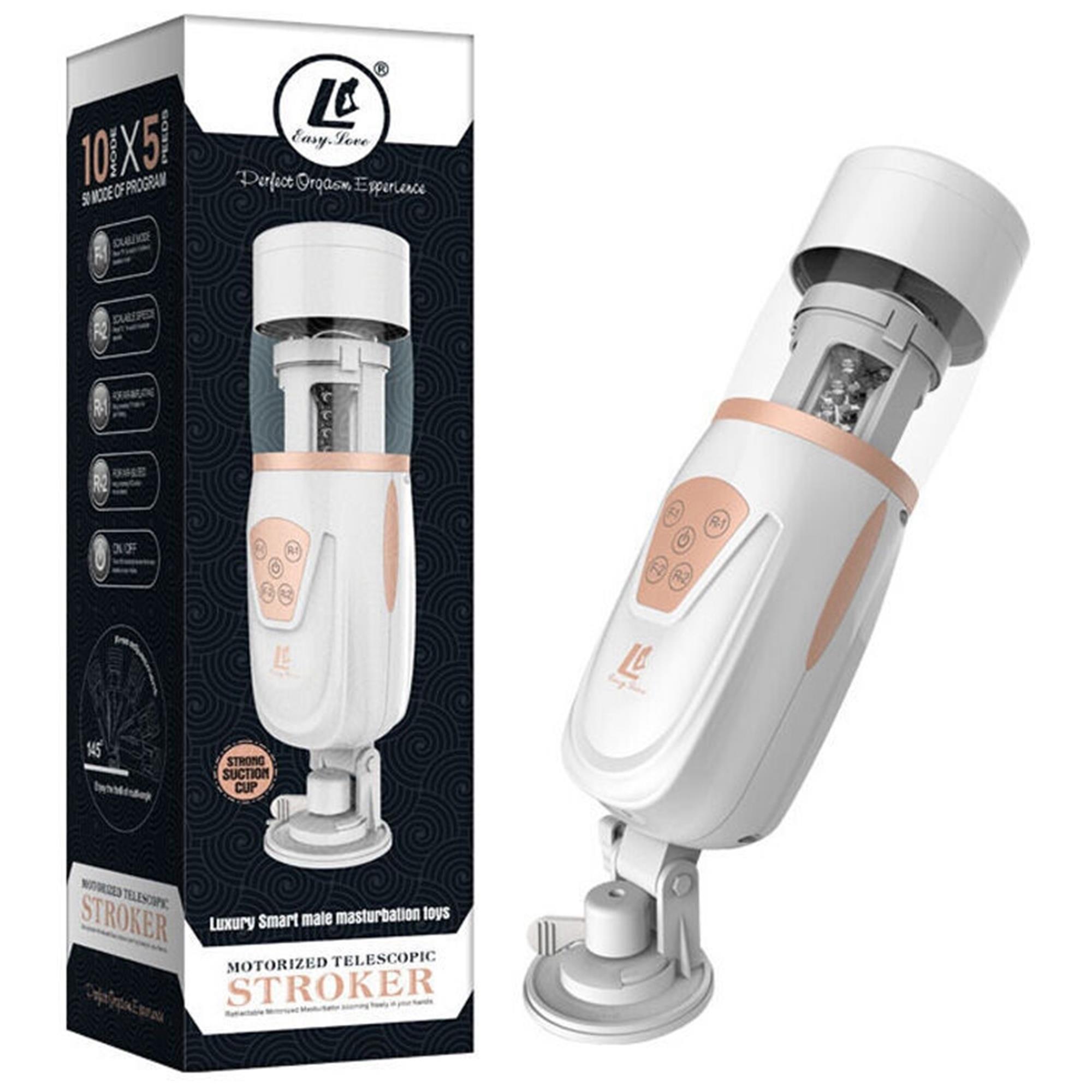 Autobator 6+ fra Cockalicious, motoriseret masturbator med vibration