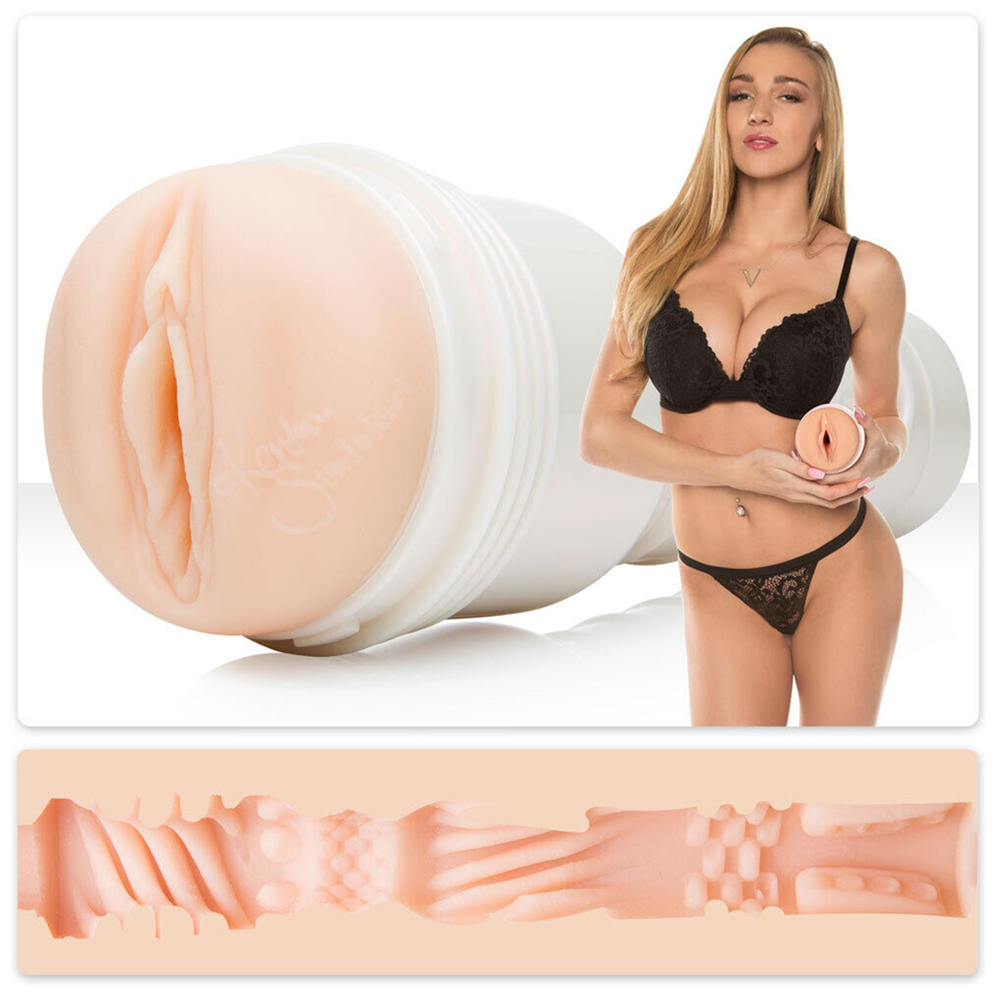 Fleshlight Kendra Sunderland Angel vagina-masturbator set forfra