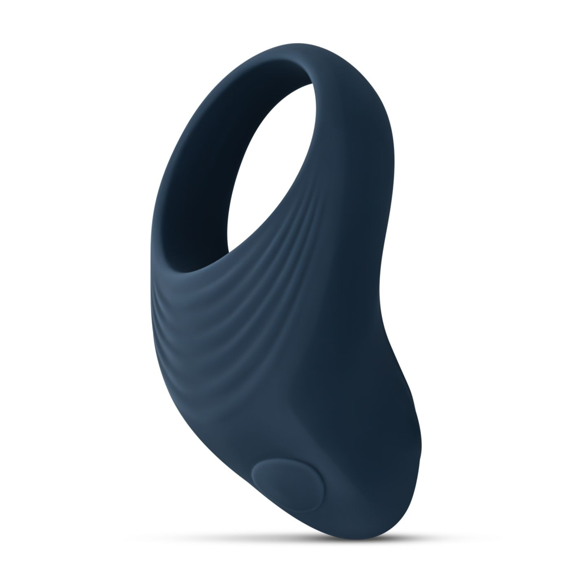 Boners Vibrating Cockring Blue – blød silikonering med vibration