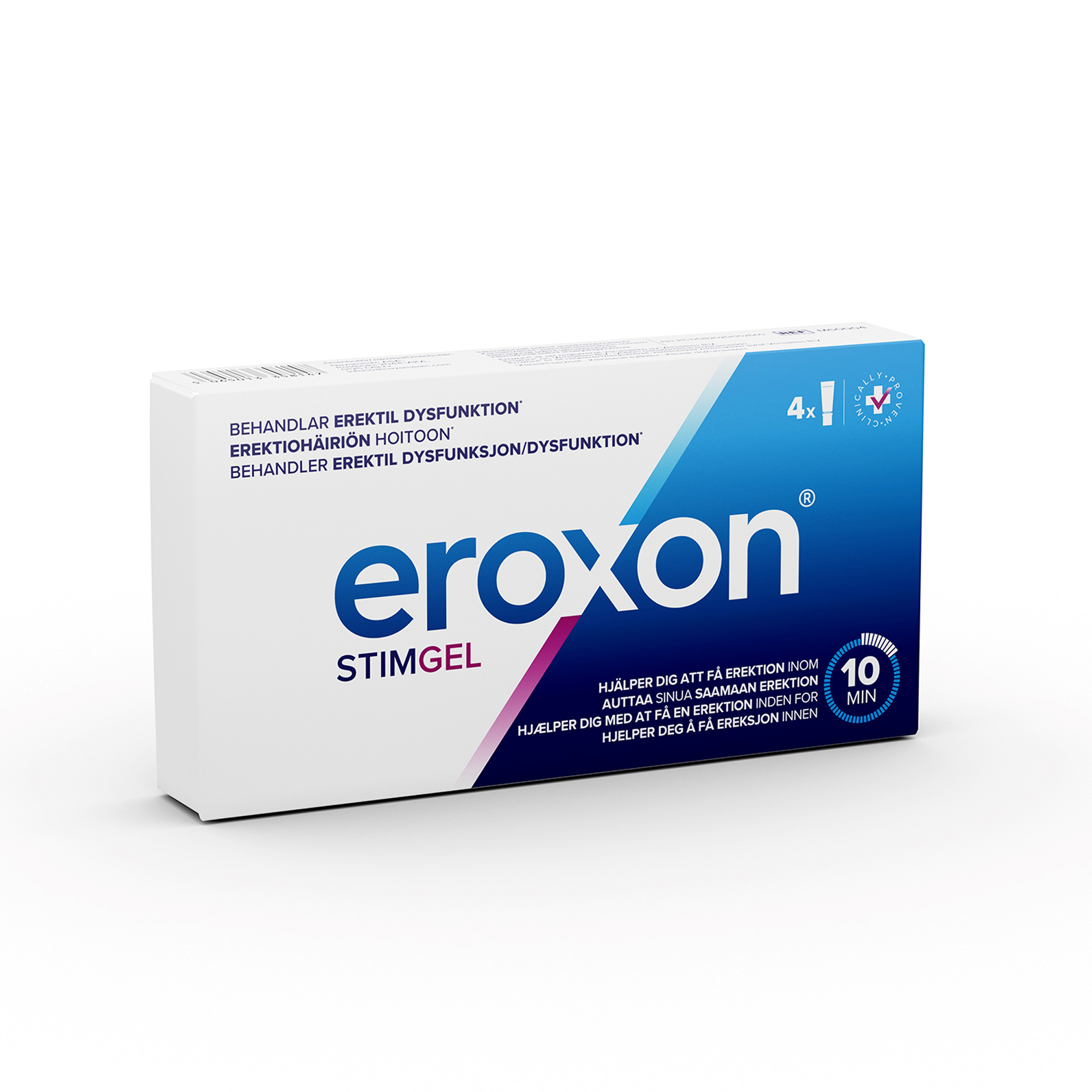 Eroxon Erectile Dysfunction Treatment Gel 4-pack – topisk rejsningsgel uden recept