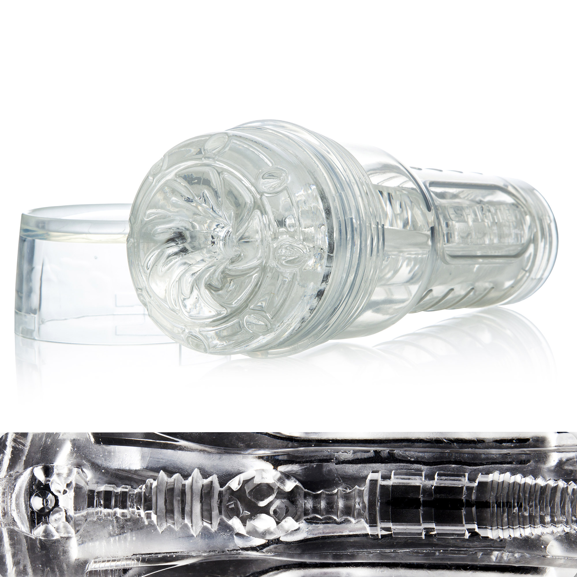 Fleshlight Go Torque Ice – gennemsigtigt Ice-hylster med Torque-indsats