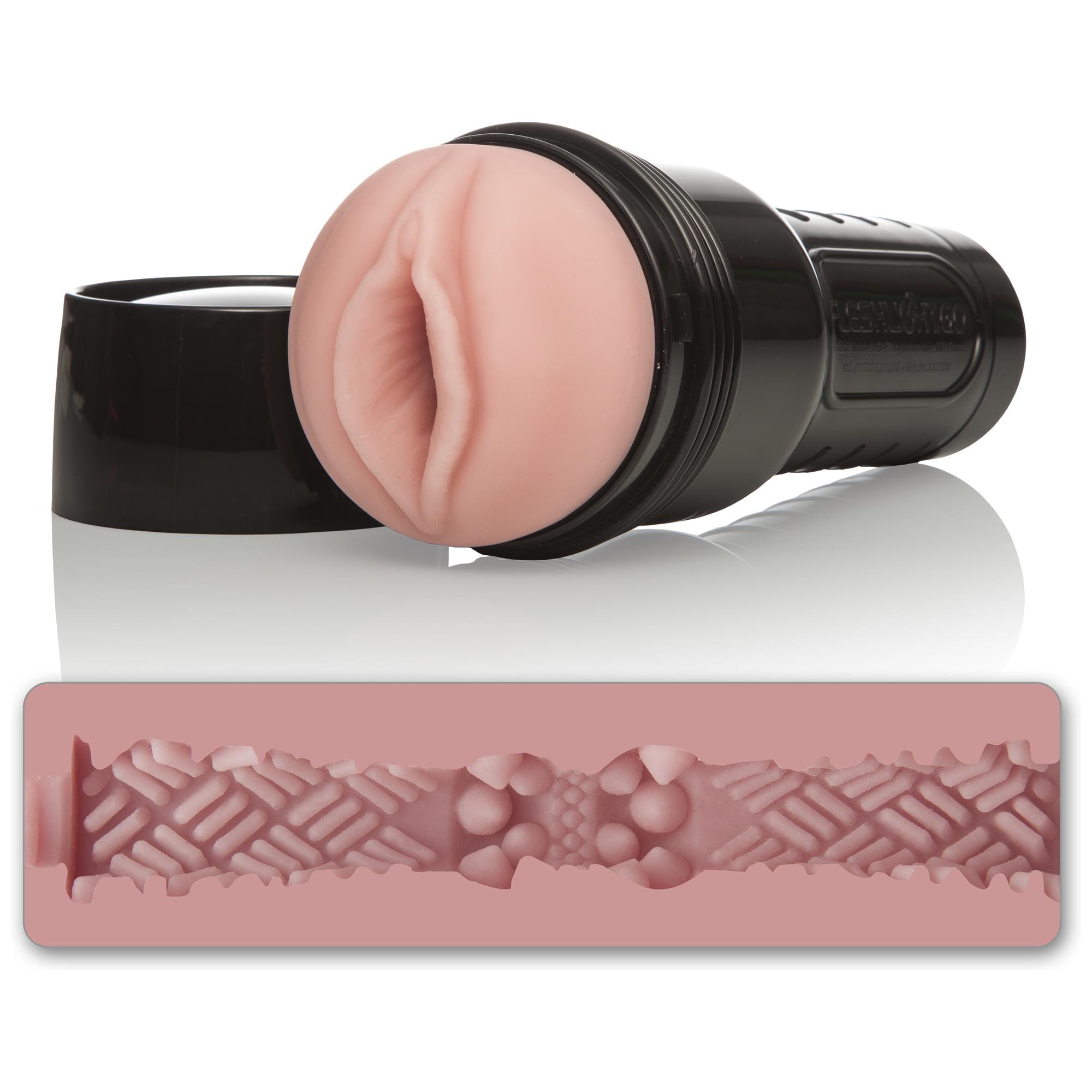 Fleshlight Go Surge Pink Lady – kompakt masturbator i hvidt hylster