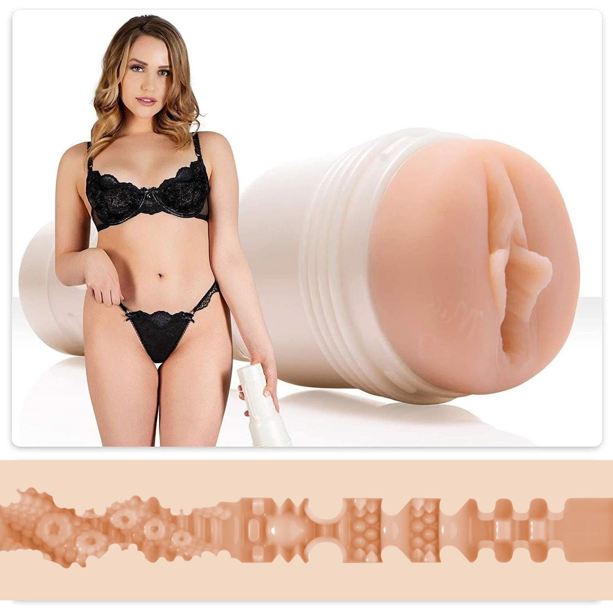 Fleshlight Mia Malkova Lvl Up vagina-masturbator i SuperSkin-materiale