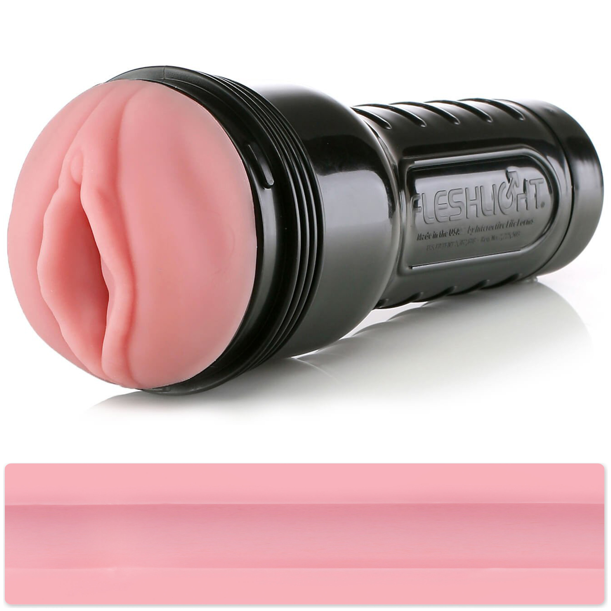 Fleshlight Pink Lady Original – realistisk vagina-masturbator i klassisk lommelygtedesign